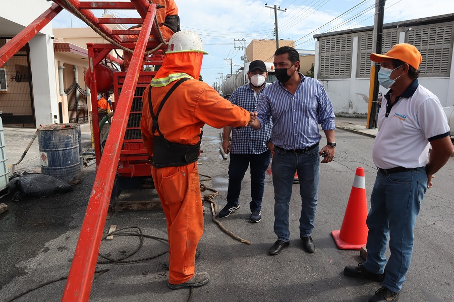 Continúan los estudios de mecánica de suelo sobre la calle 82