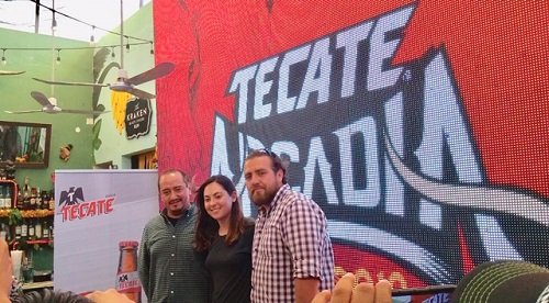 El director de Festivales de Ocesa, Andrés Sánchez (i), anunció el electo del Festival Tecate Arcadia que se realizará el próximo 5 de octubre en la Hacienda Chichí Suárez. (Jarummy Villanueva)