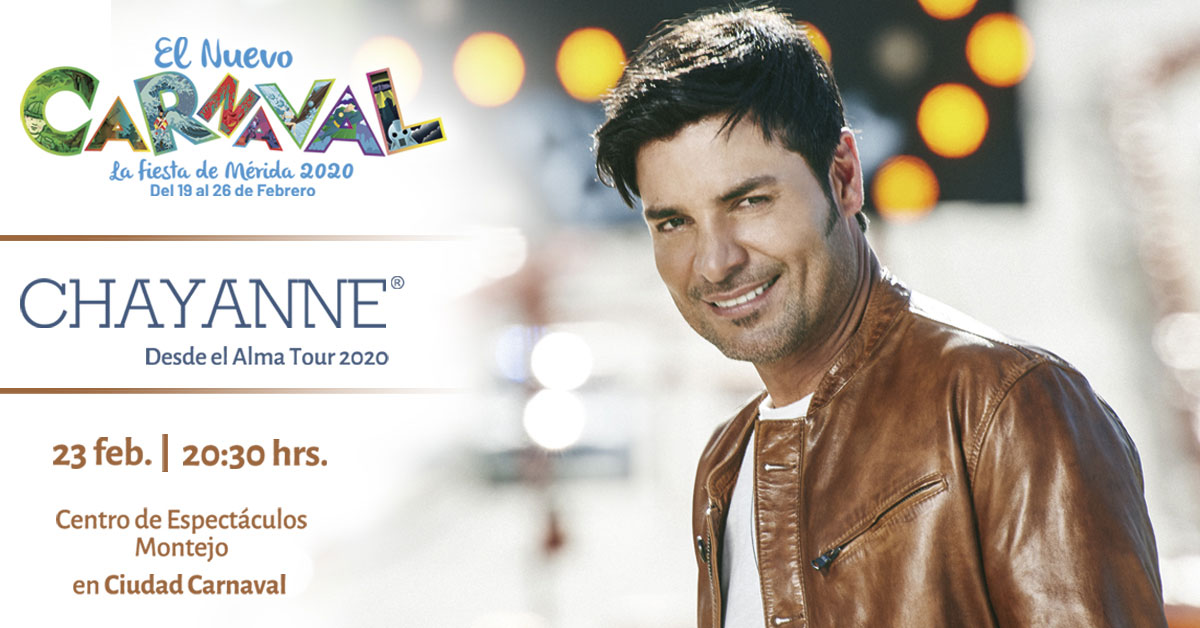 Chayanne Regresa A Mérida El 23 De Febrero: Mañana Lunes Inicia La ...