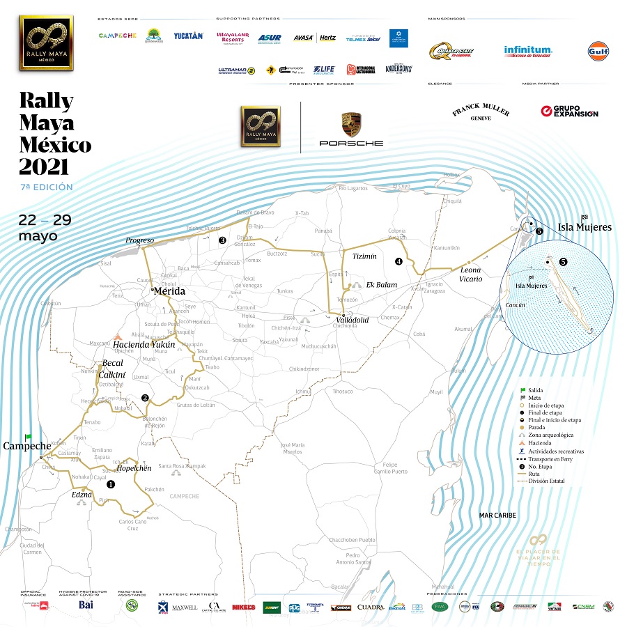 La edición 2021 del “Rally Maya México” tendrá cinco etapas y visitará ...