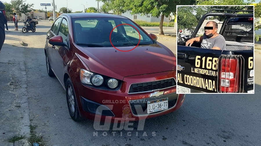 Tabasqueño ebrio y vengativo Lo despiden y lapida el auto de su patrón