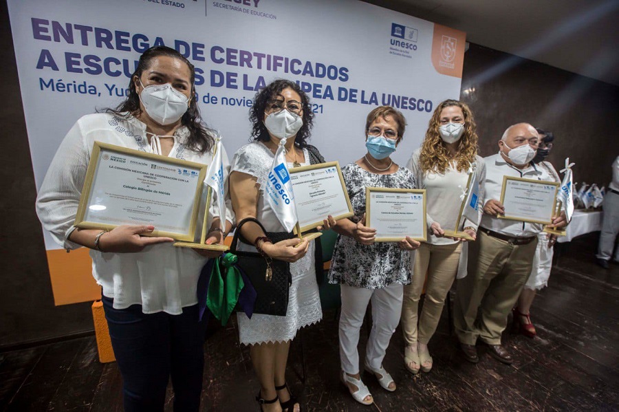 La Unesco certifica a cuatro escuelas de Yucatán como integrantes de la ...