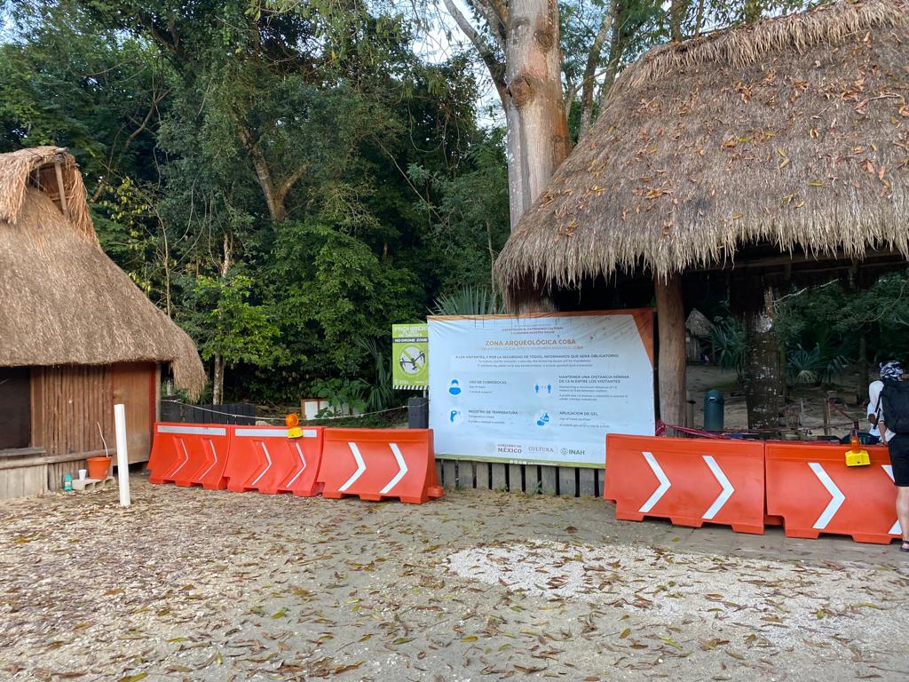 La Zona Arqueológica de Cobá Permanecerá cerra del 10 de diciembre hasta nuevo aviso. (Cortesía INAH)