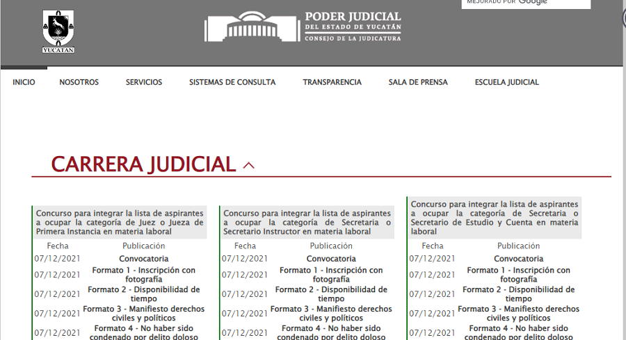 El Poder Judicial Publicó La Convocatoria De Aspirantes A Los Nuevos ...