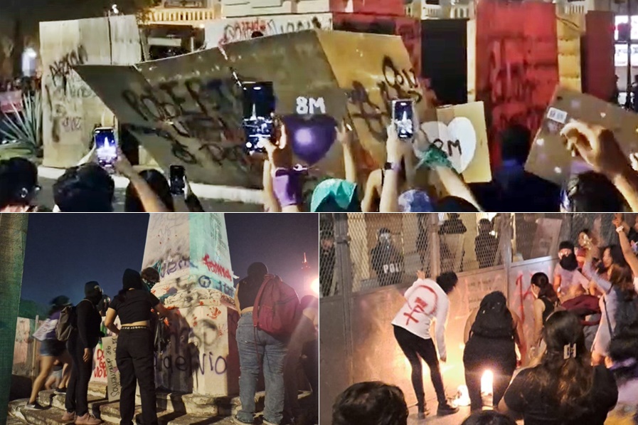 MUJERES FEMINAZIS VANDALAS