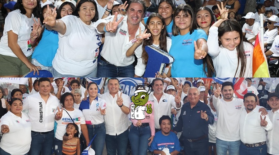Buctzotz y Chicxulub Pueblo patentizan su apoyo a Julián Zacarías