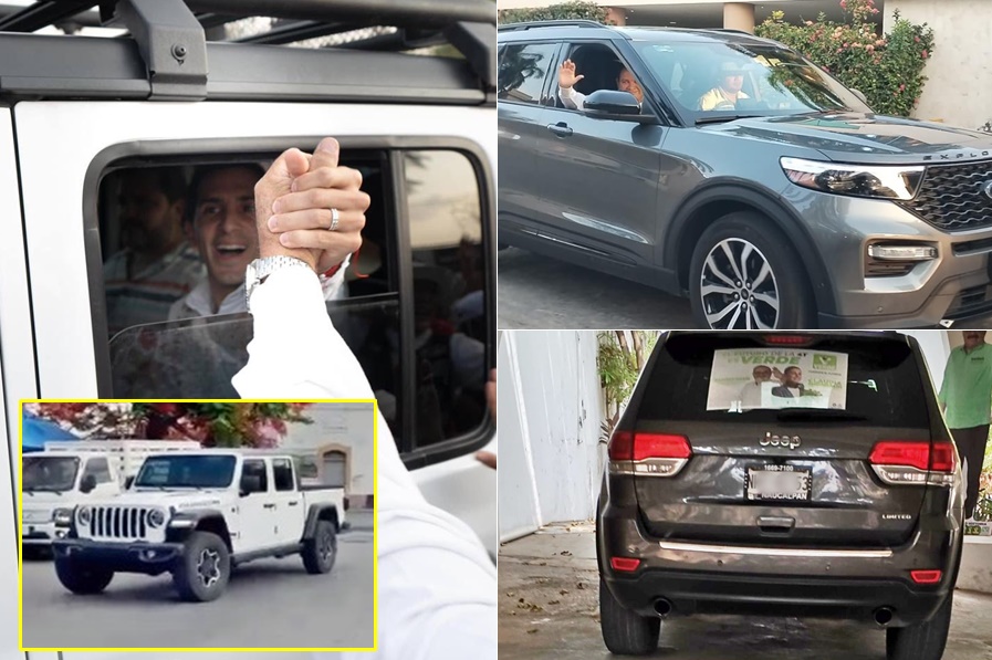 CAMIONETAS DE POLITICOS