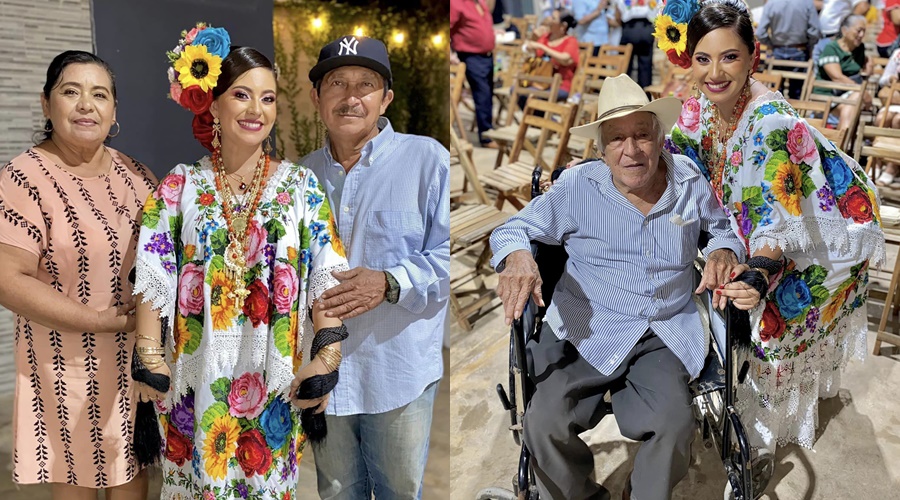 La reina de la Feria de la Naranja, de Oxkutzcab, invita
