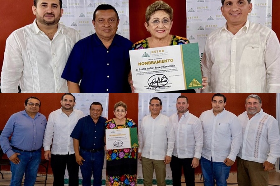 Doña Evelia Arce, delegada del CETUR en MOTUL