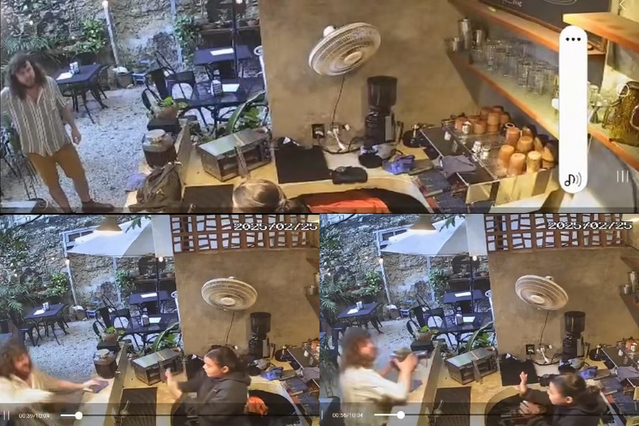 Español satahol agrede a joven empleada en una cafetería de Méri