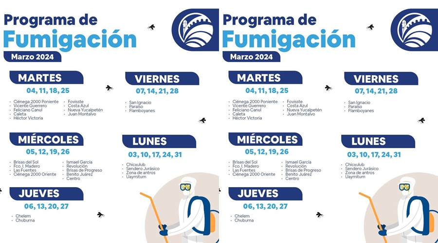 Campaña de fumigación para cuidar la salud
