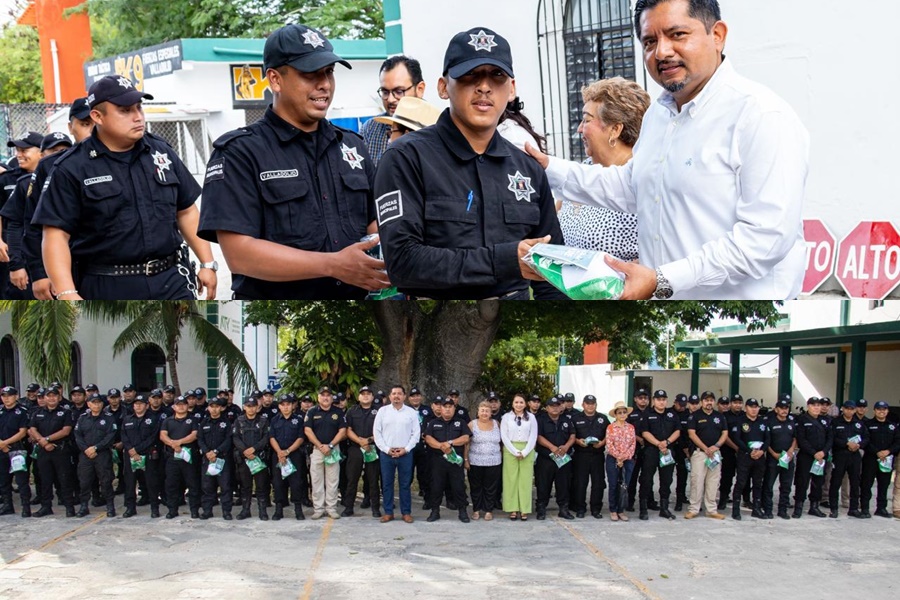 Festejan a los papás que laboran en la Comuna de Valladolid