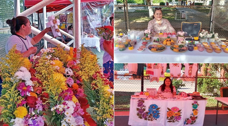 Expo Venta de Hanal Pixán 2025, en San Esteban, Oxkutzcab