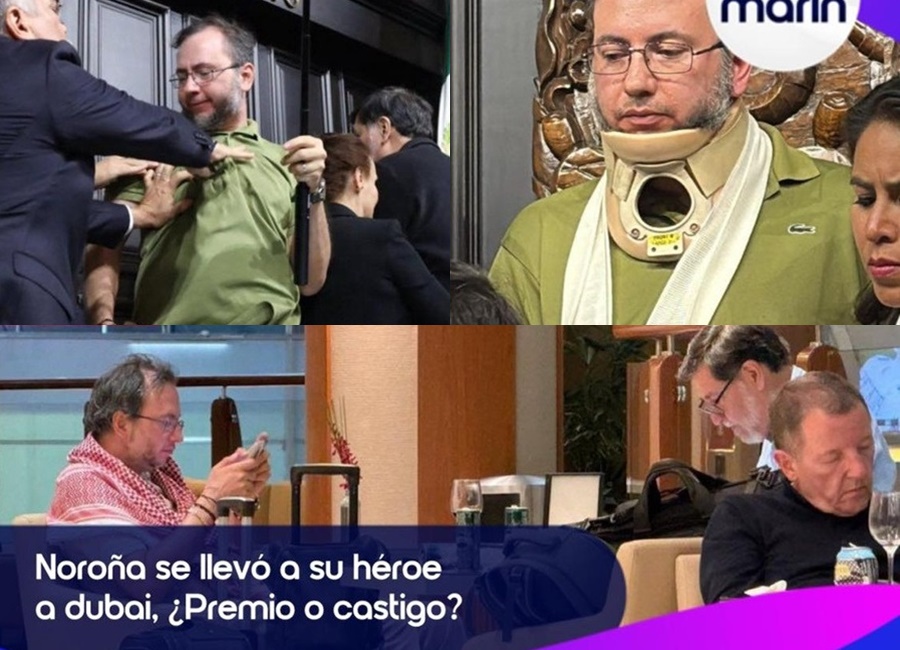 Y la austeridad, apá Noroña se pasea en Dubái