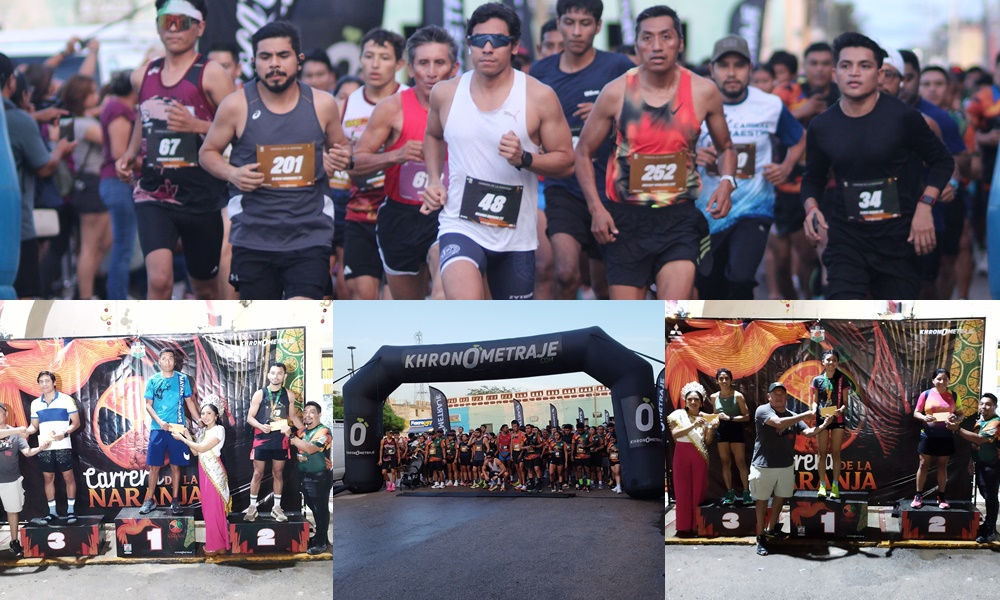 Jovani Hernández y Jocelín Pérez ganan la Carrera de la naranja