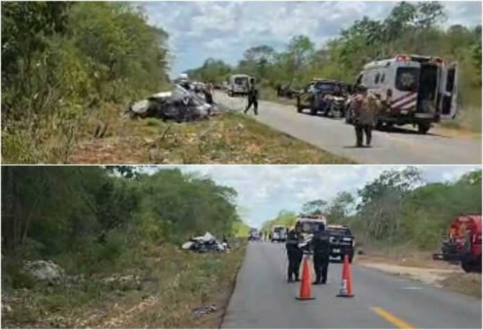 Brutal Chocan de frente y mueren tres maestras y dos niños