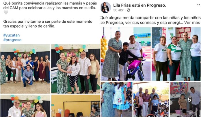 Lila Rosa, secretaria de Pesca hace campaña en horario laboral