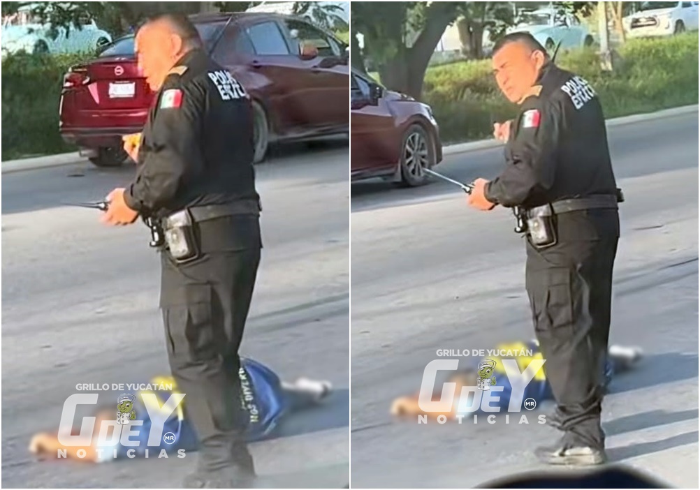 Imprudencia mortal sin fijarse intenta cruzar el Periférico y un Mazda lo atropella