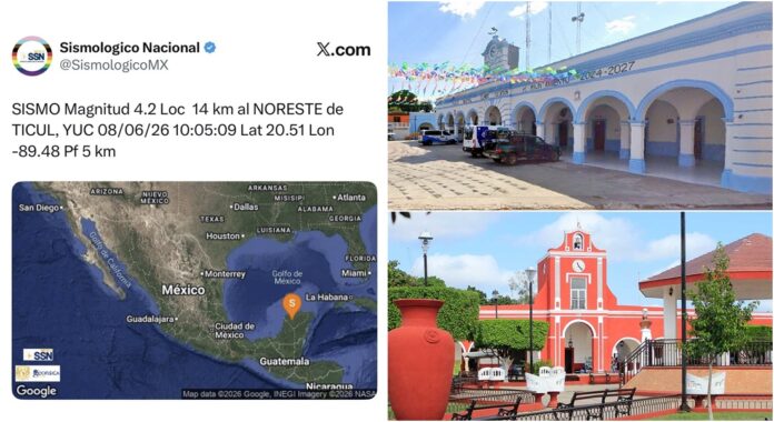 Tembló en el sur de Yucatán cayeron vasos y sartenes