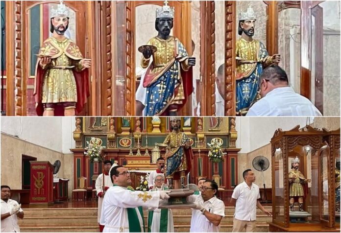 Tradición de fe Tizimín baja a los Reyes Magos, para pedir lluvias