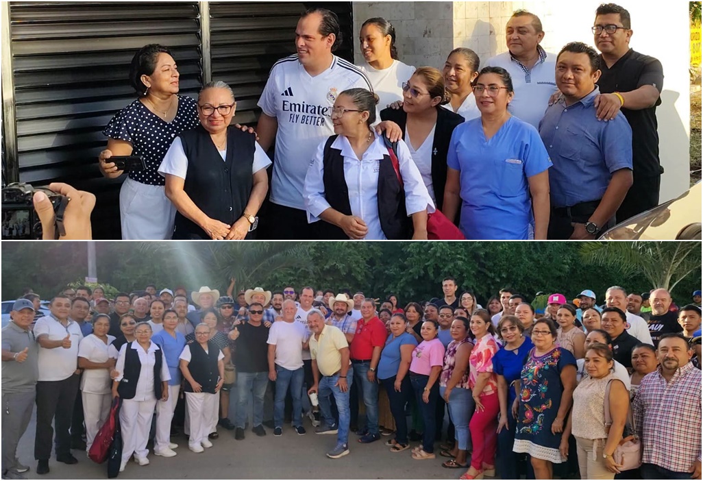“Acarrean” empleados de la Comuna y del San Carlos para llevarle mañanitas