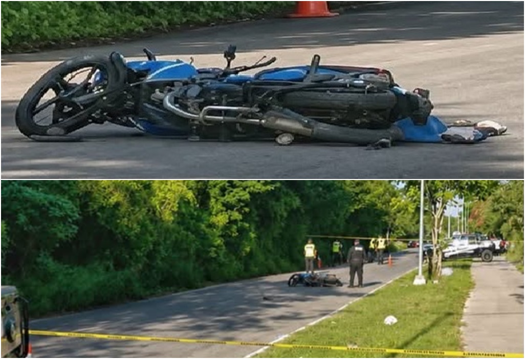 La Huesuda Maya se lleva a otro motociclista