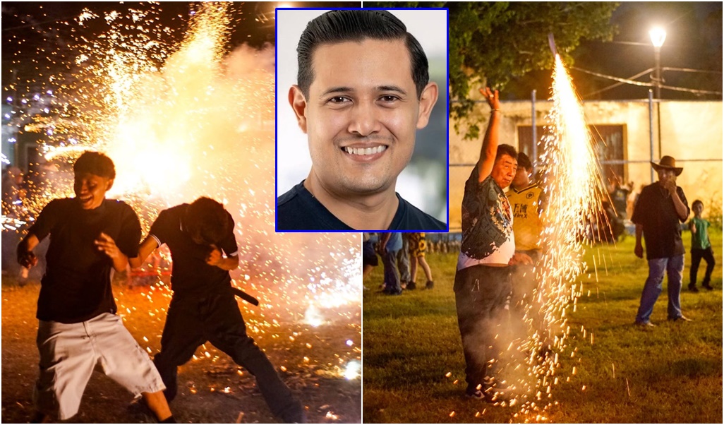 David atenta contra la sagrada tradición de la pirotecnia en Yucatán