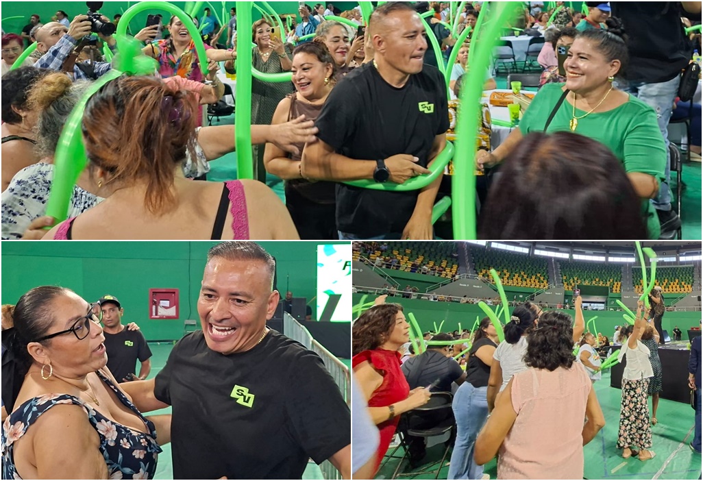 Dejan plantado a MalVadillo 2,800 mujeres De 'tres mil' en la Canaco a chen 200 en el Polifórum Zamná