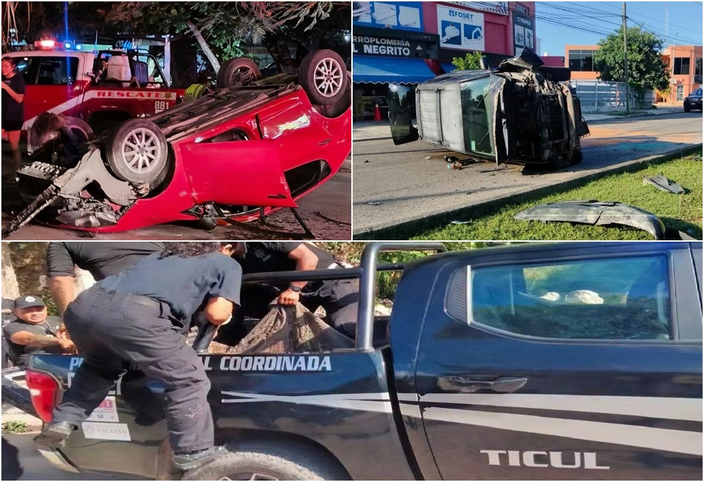 PoliXIX Dos choques, uno en Ciudad Caucel y otro en San Carlos