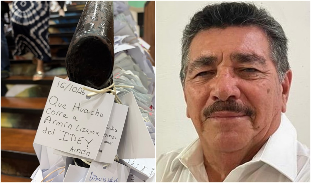 Desde la 'Escalera de los Deseos', de Gran Plaza piden que corran a Armín Lizama