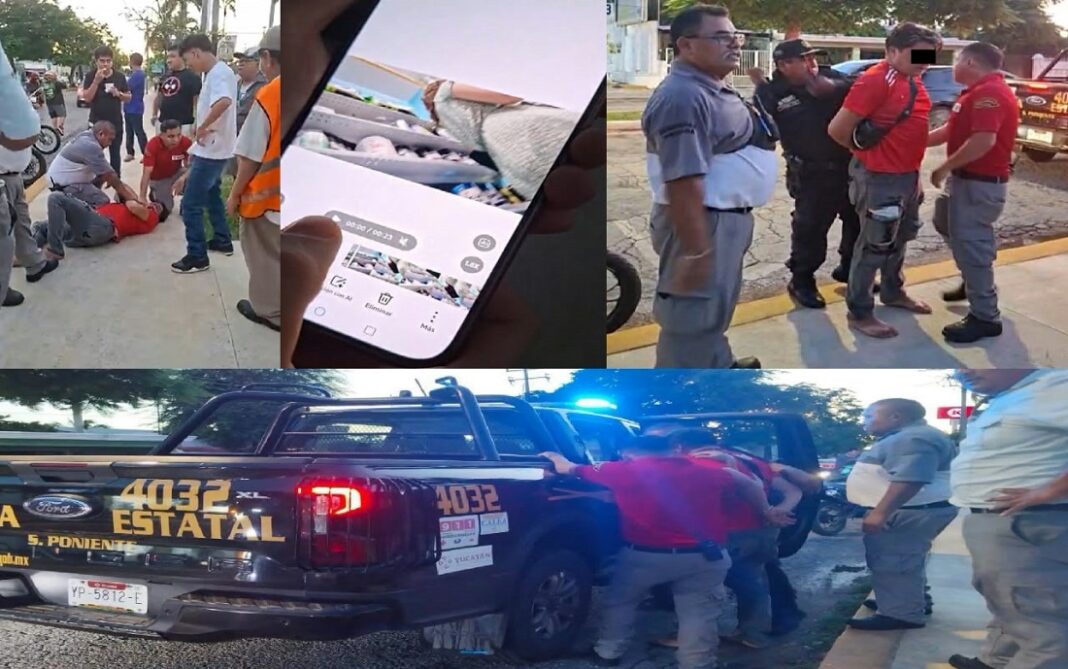 Detienen en Mérida un depravado sexual Grababa bajo la falda