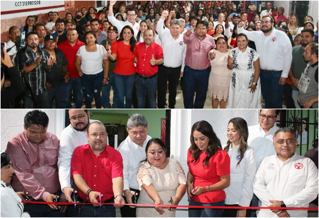 Fiesta en el PRI de Oxkutzcab Inauguran su nuevo local
