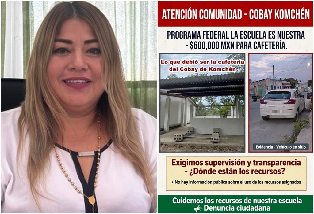 Fuera Angélica Caamal del COBAY de Komchén